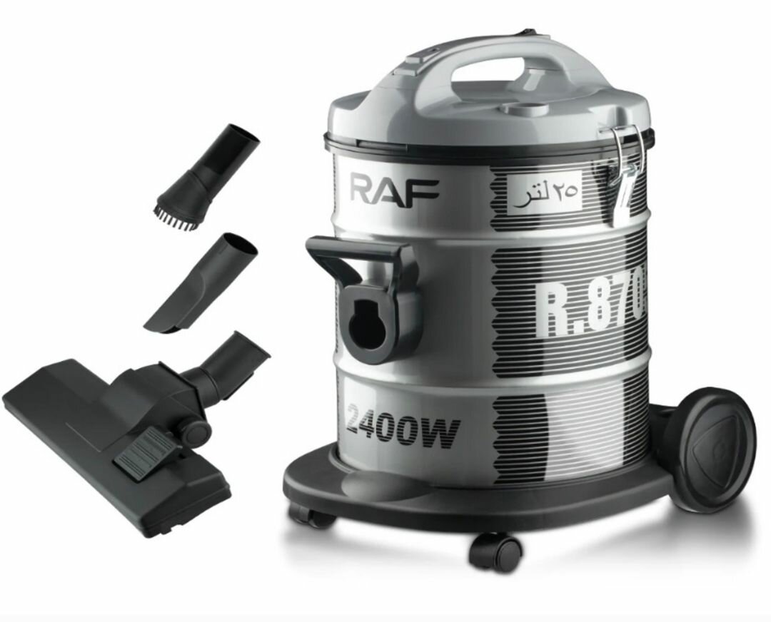 25L High Power Vacuum Cleaner Multifunctional 24000w - Black