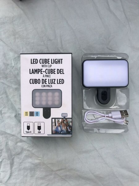 Mini led light selfie vidéo