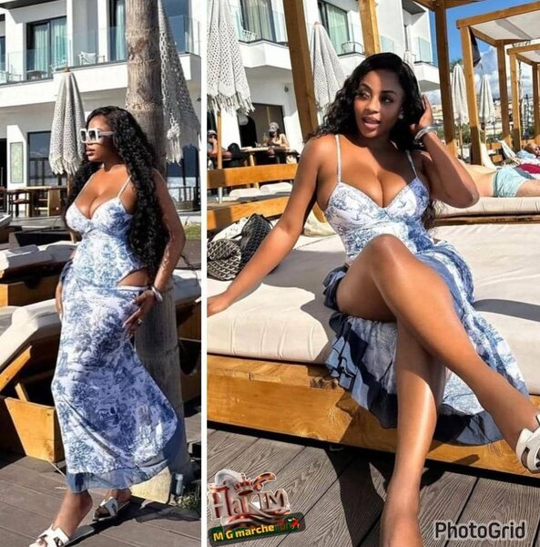 Robe d'été évasée élégante