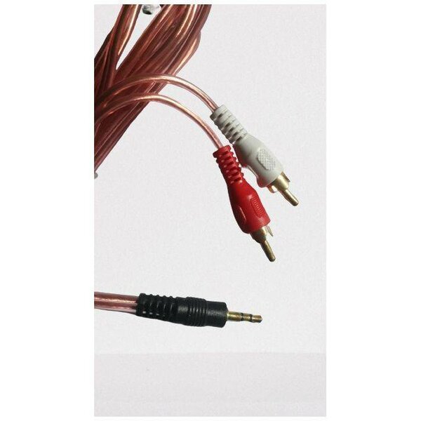 Câble Audio RCA Avec Jack 3.5 à 2 RCA, 3.5mm Vers 2RCA Mâle