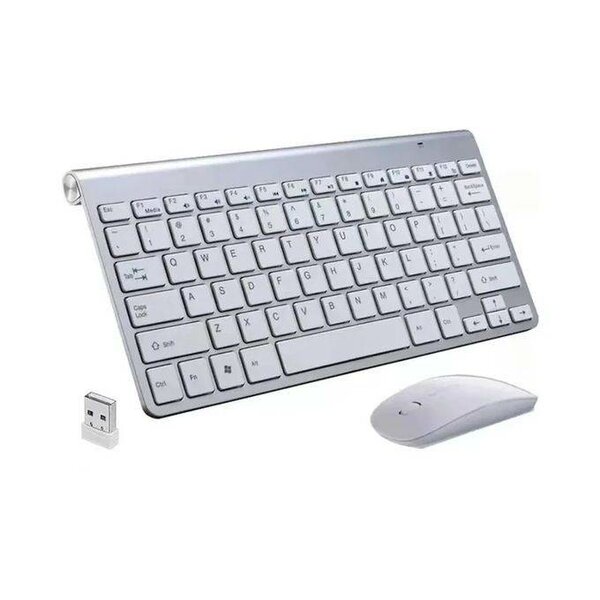 Souris clavier sans fil blans
