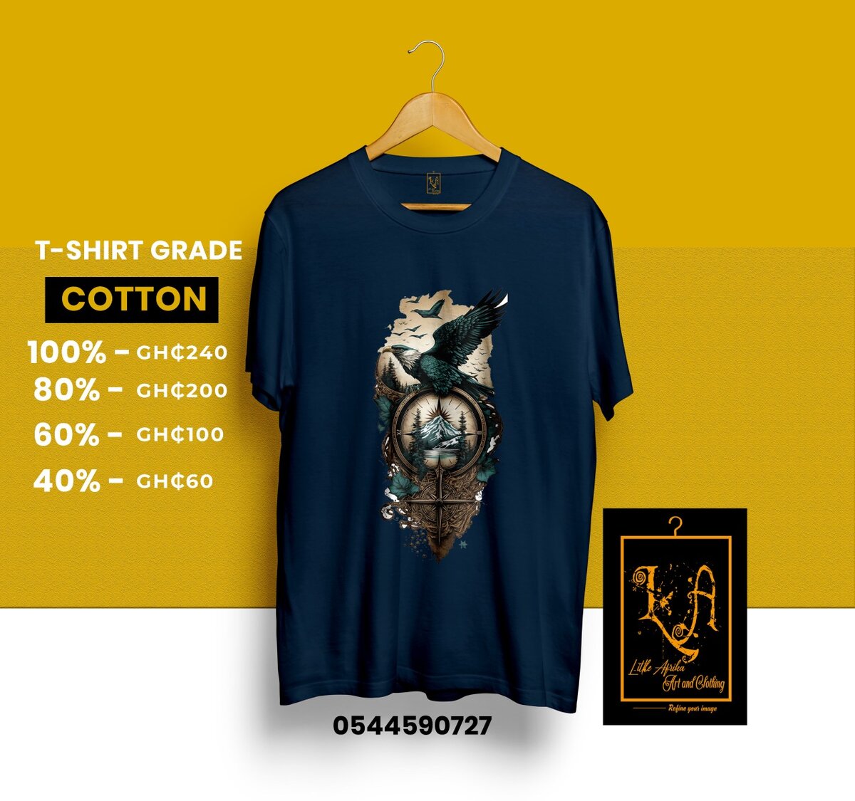 100% cotton T-shirts