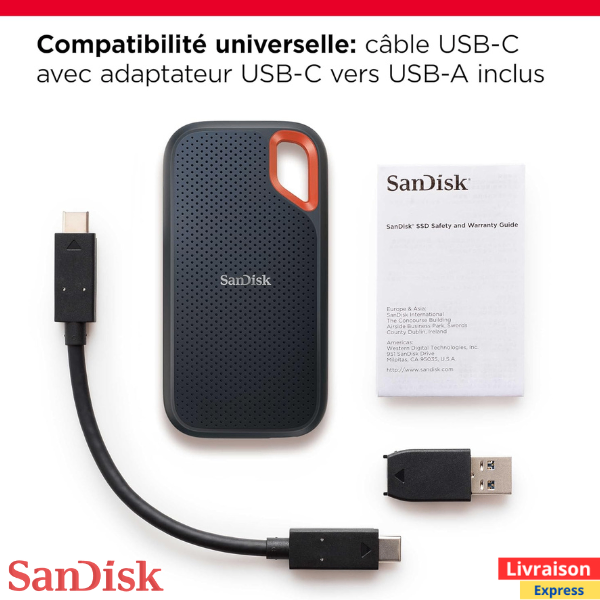 Disque SSD SanDisk portable