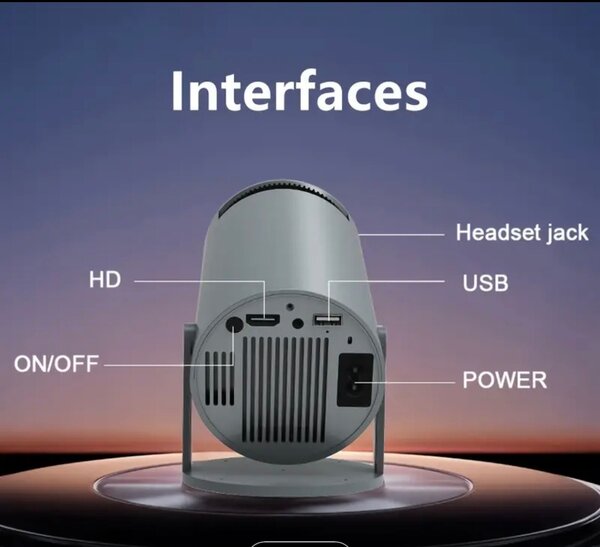 Magcubic Projector HY300Pro 4K &  LED Mini Projector,