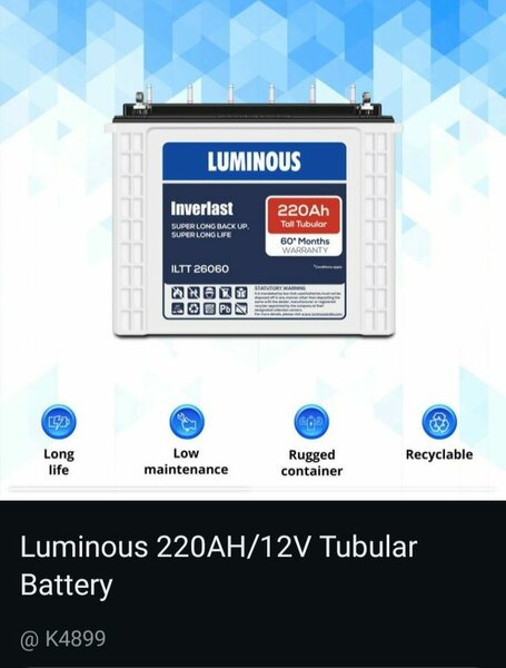 Luminous Batteries