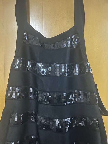 Black Sequin Party dress