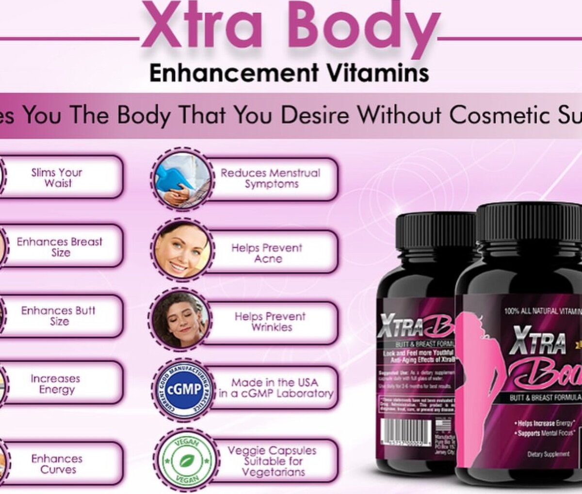 Body curve enhancement pill