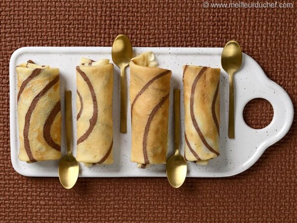 10 crêpes vanille & chocolat