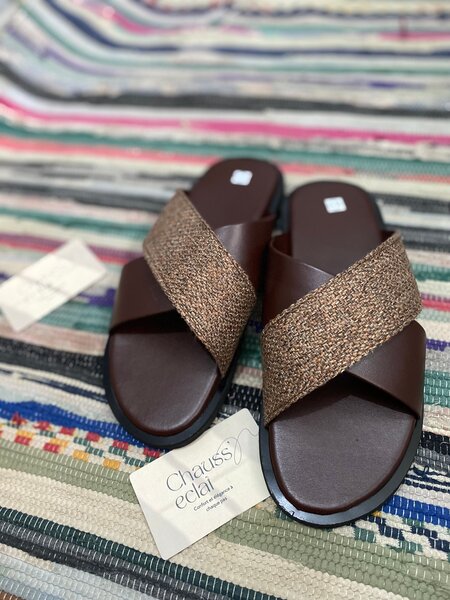 Sandales en cuir