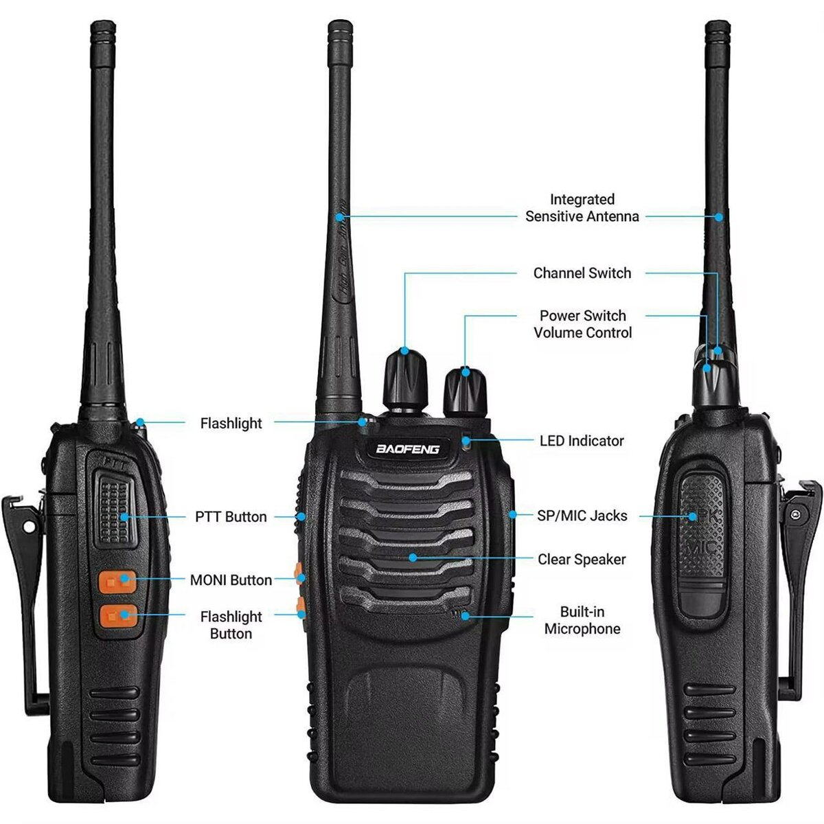 Baofeng Talkie-Walkie Portable
