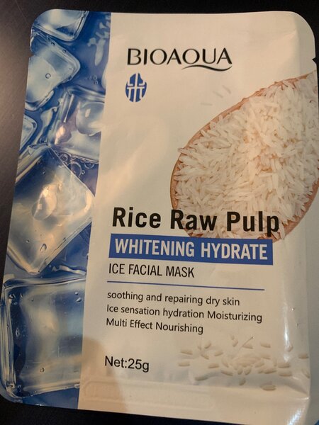 BIOAQUA RICE ICE FACIAL MASK
