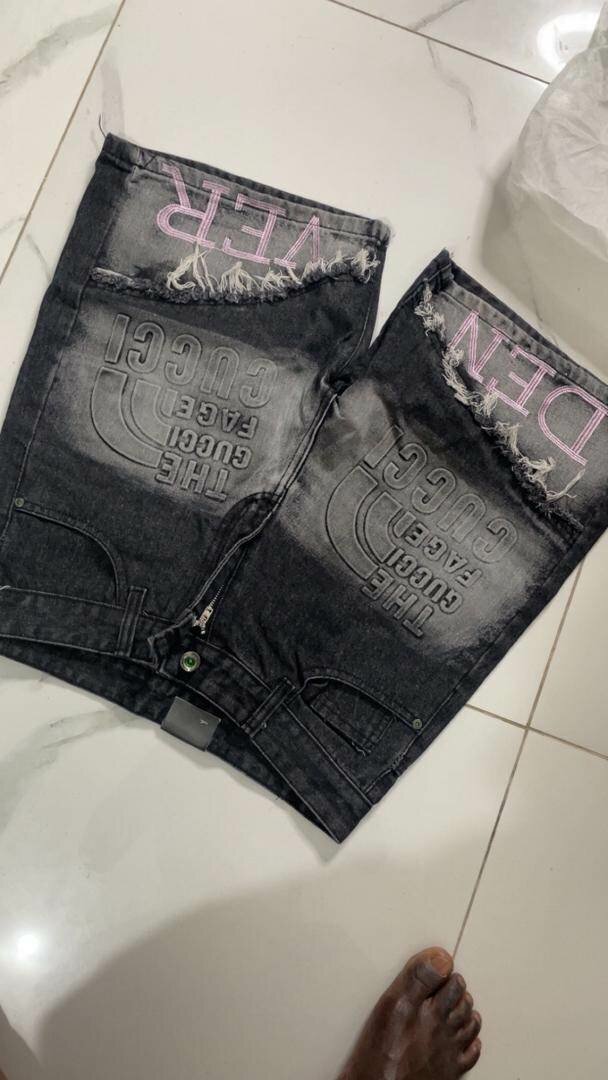 Shorts en jean décontracté