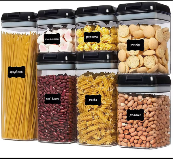 Airtight Stackable Storage Set (6 pieces)