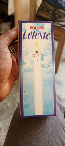 Bougie Céleste décorative