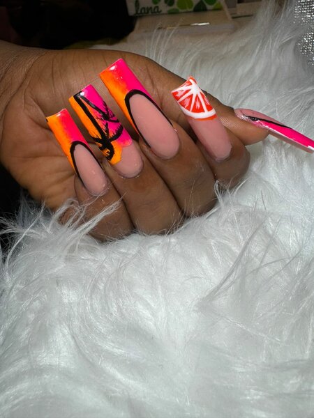 Permanent artistiques colorés