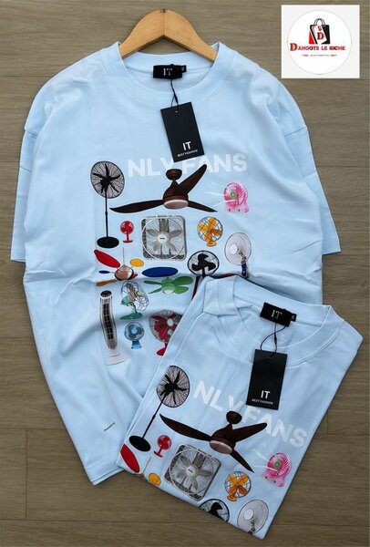 T-shirt imprimé ventilateur