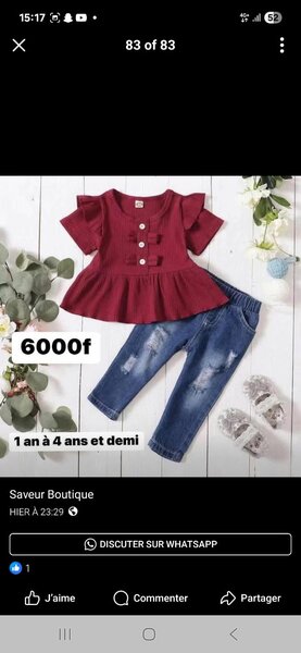 Tenue Enfant Élégante