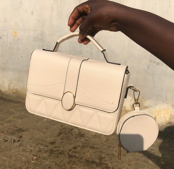 Sac à main chic beige femme