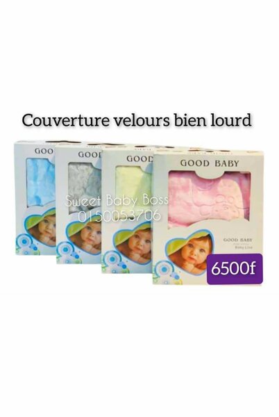 Couverture Velours Bébé Douce