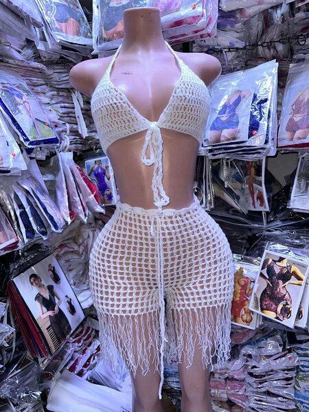 Ensemble crochet bikini femme