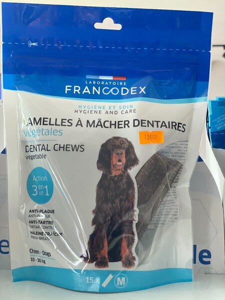 Lamelles à mâcher dentaires