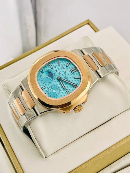 Montre de Luxe Bicolore Homme