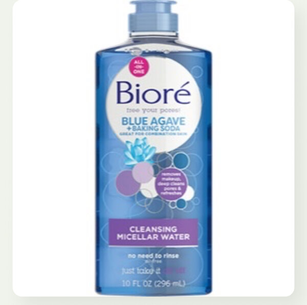 BIORÉ BAKING SODA CLEANSING MAKEUP REMOVING MICELLAR WATER