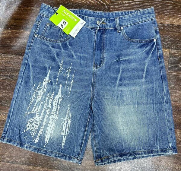 Shorts en jean décontractés homme