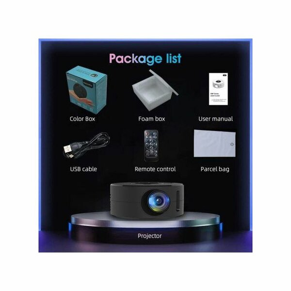 Mini Projecteur Portable USB