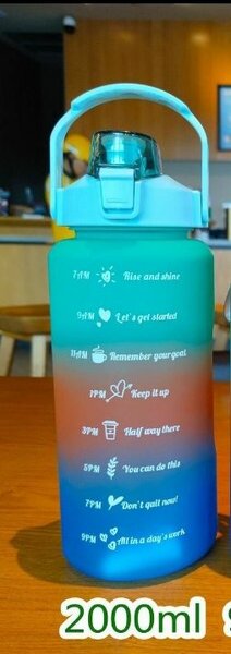 Bouteille d'eau 2000ml avec indicateur