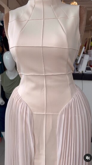 Charming women's dress color white Size : 8/10/12/14