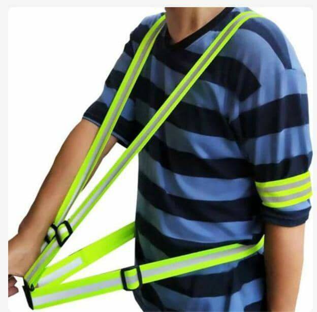 Gilet de sécurité, sangle d avertissement haute visibilité