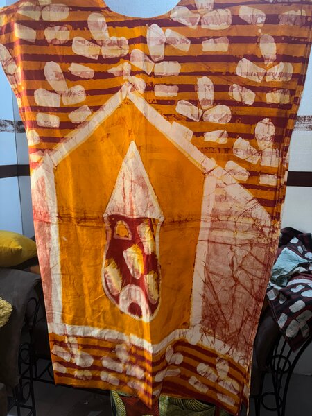 Robe en wax vibrant ethnique