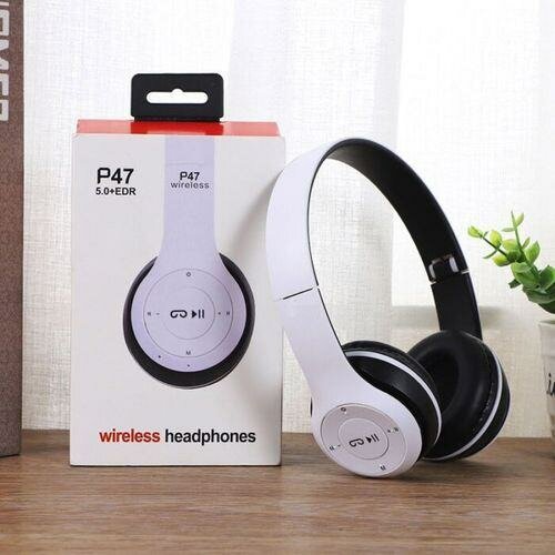 Casque Bluetooth Audio P47 Blanc