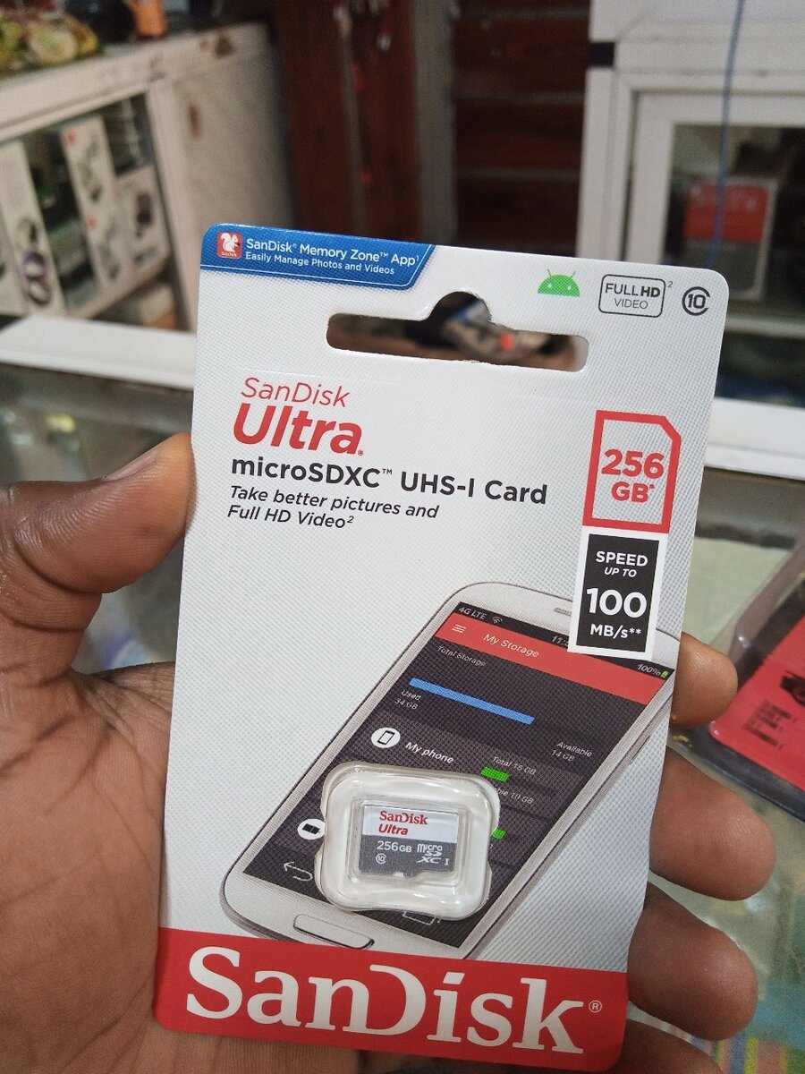 Original Sandisk 256 SD card