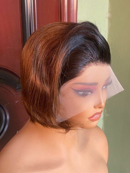 Pixie cut wig