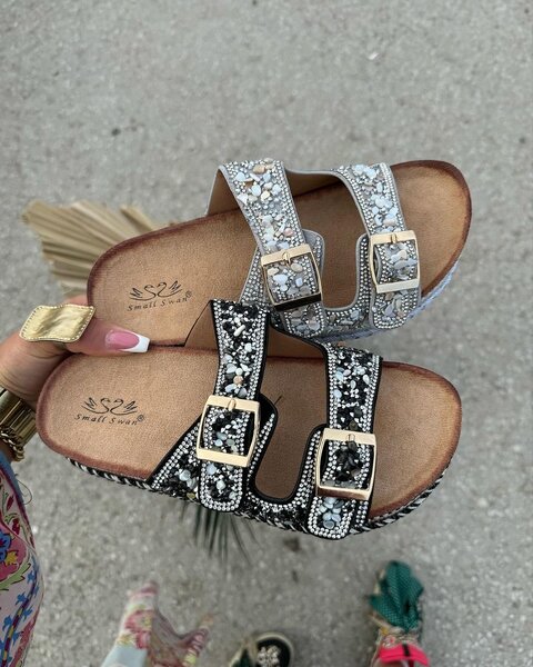 Sandales féminines perlées