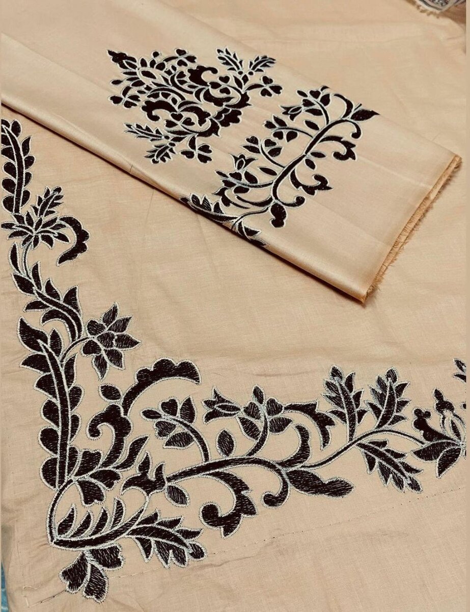 2 Pcs Woman's Unstitched Suit