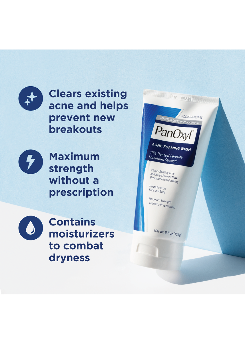 Panoxyl acne foam wash