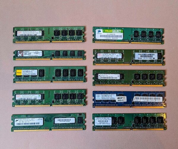 MÉMOIRE RAM 2Go DDR2