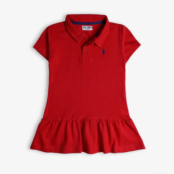 Red polo frock