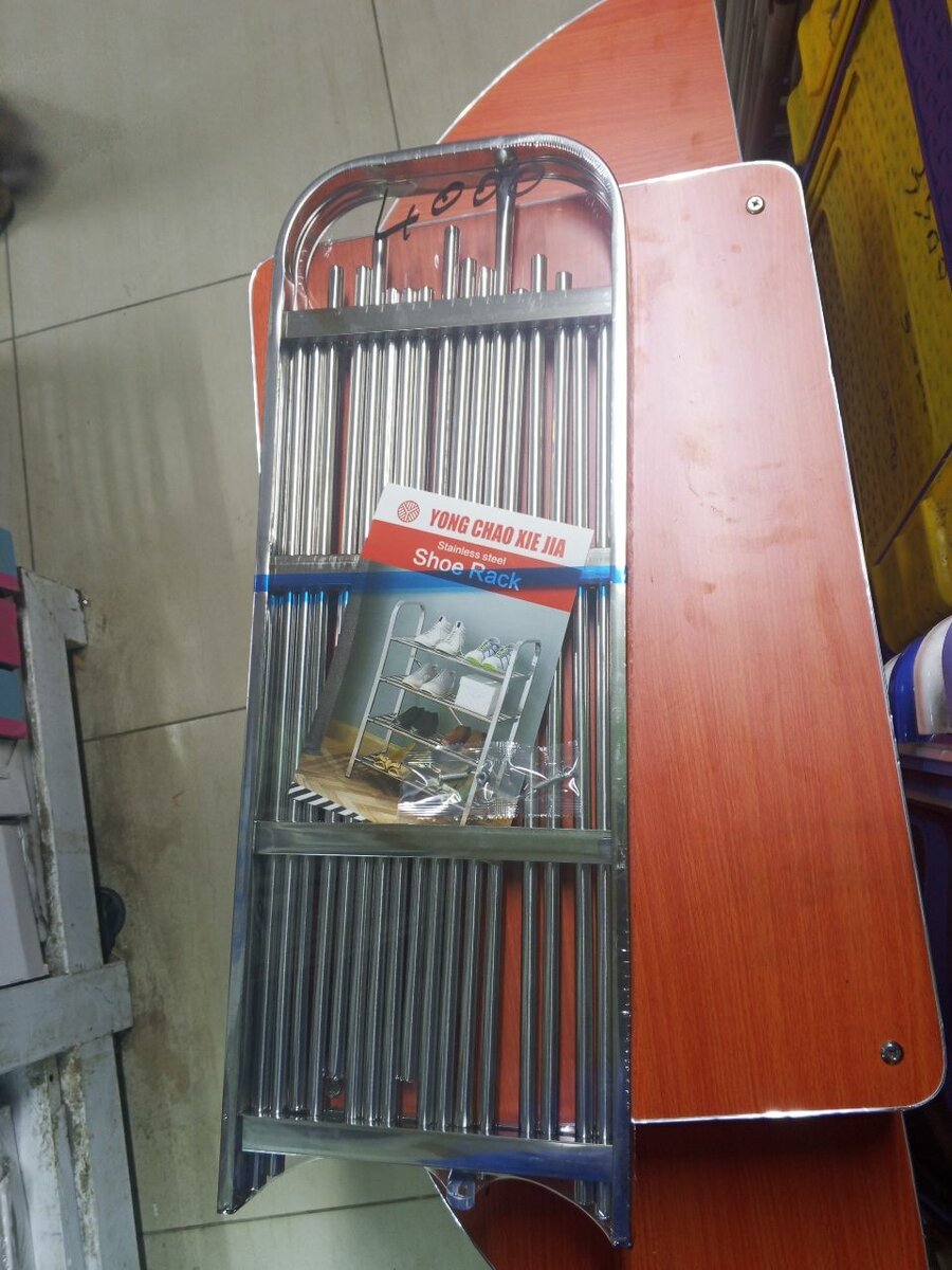 Stainless Steel Shoe Rack