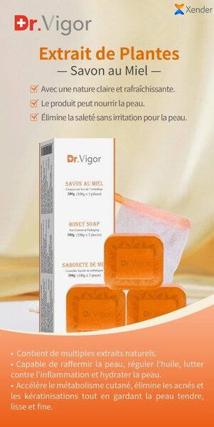 Dr. Vigor Savon au Miel Naturel