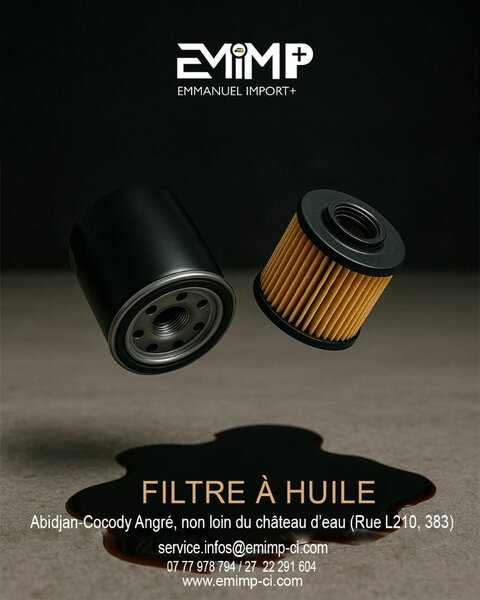 Filtre à huile haute performance