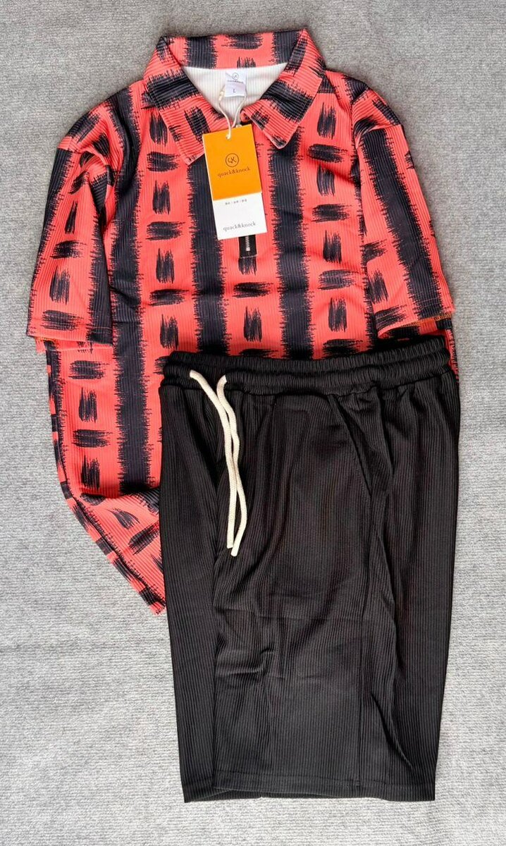 Set de Polo et Short Homme Décontracté