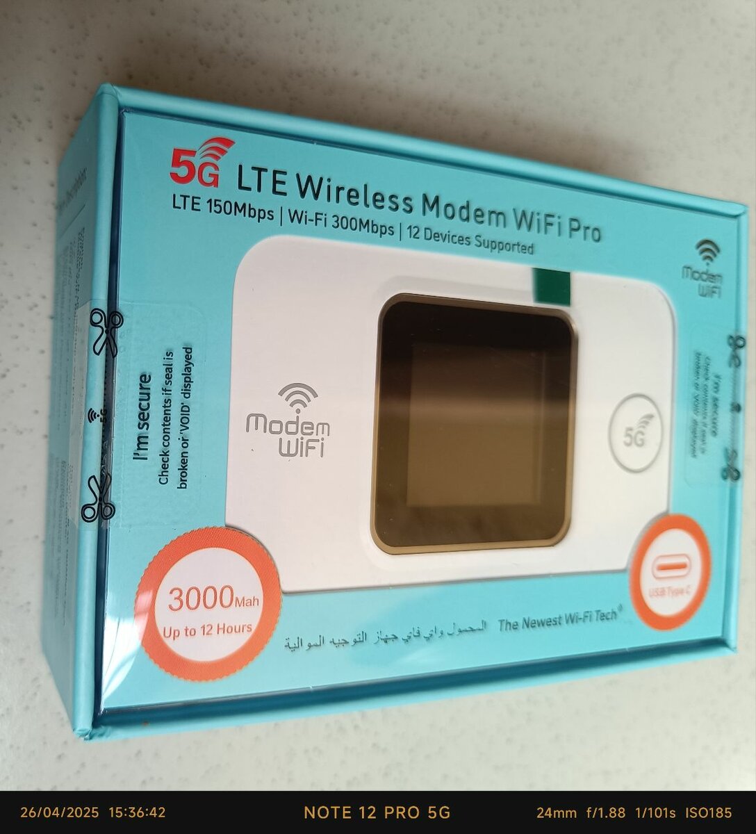 Wifi pocket 3.000 Mah 5G