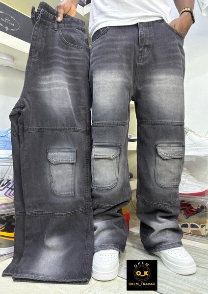 Jeans décontractés peints à la main