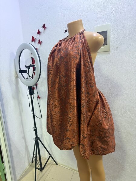 Élégante robe trapèze femme