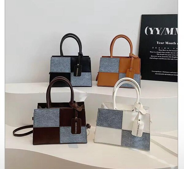 Sac à main patchwork élégant