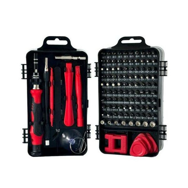 Boîte de tournevis rouge